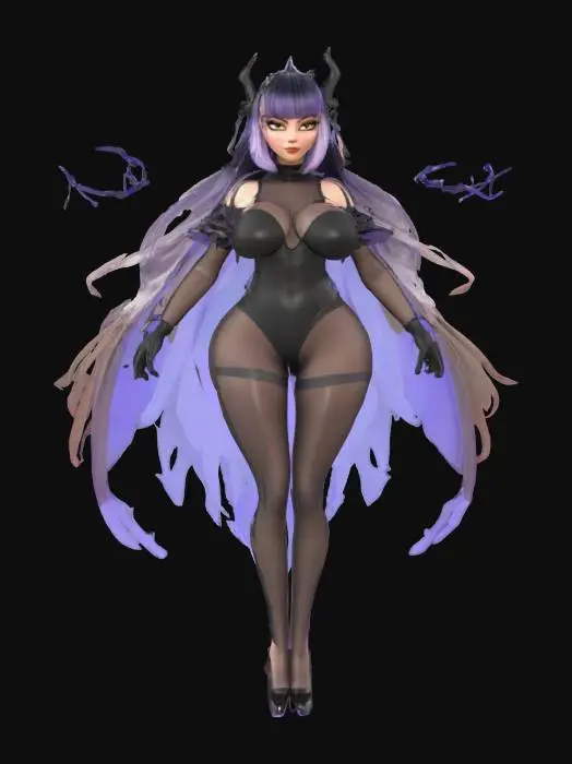 3D model for Dark Dreamscape Elegance