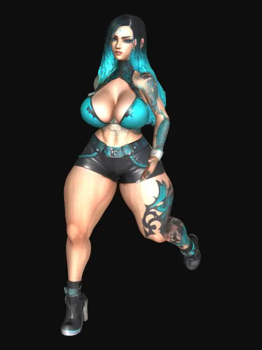 3D model for Warrior Vogue