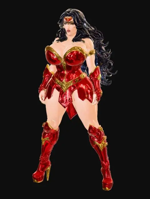 3D model for Wonder Woman