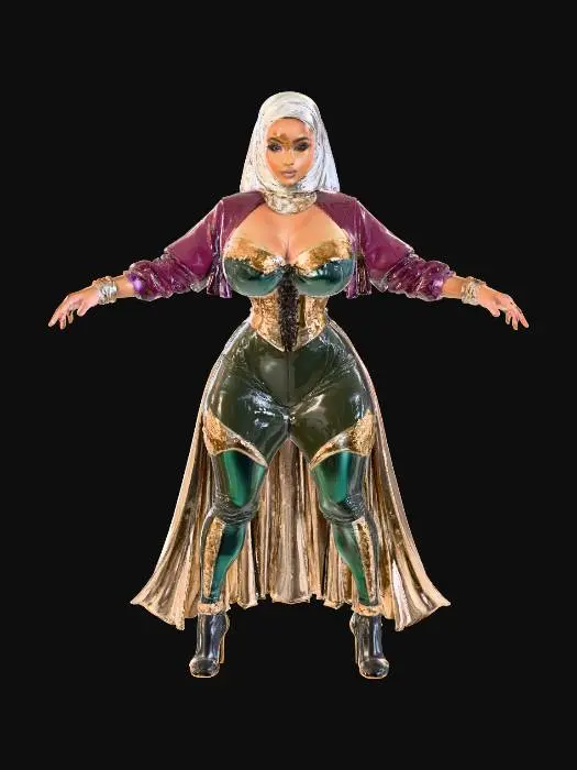 3D model for Hijab of Elegance
