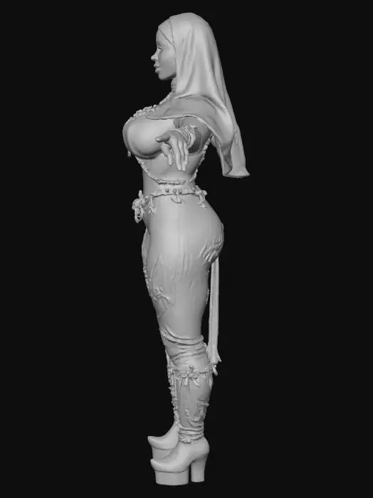 3D model for Crimson elegance