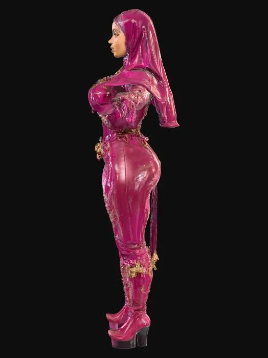 3D model for Crimson elegance