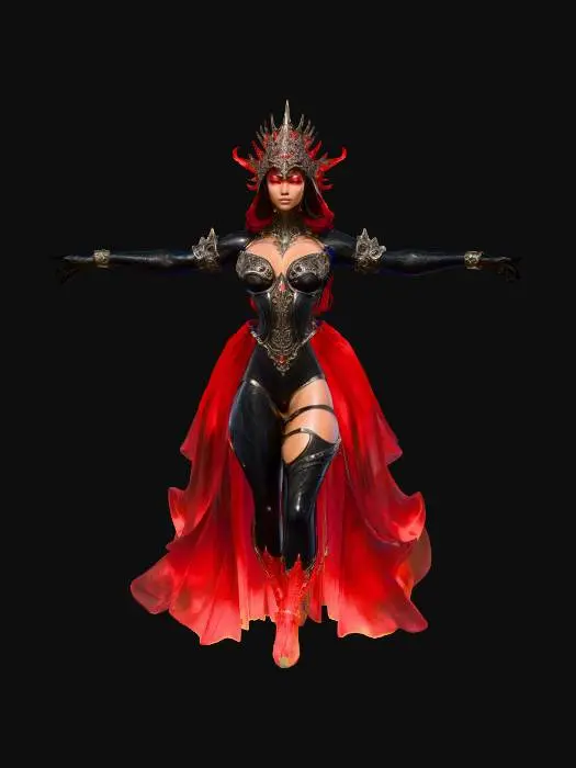 3D model for Ifrit Inferno Queen, #villain#