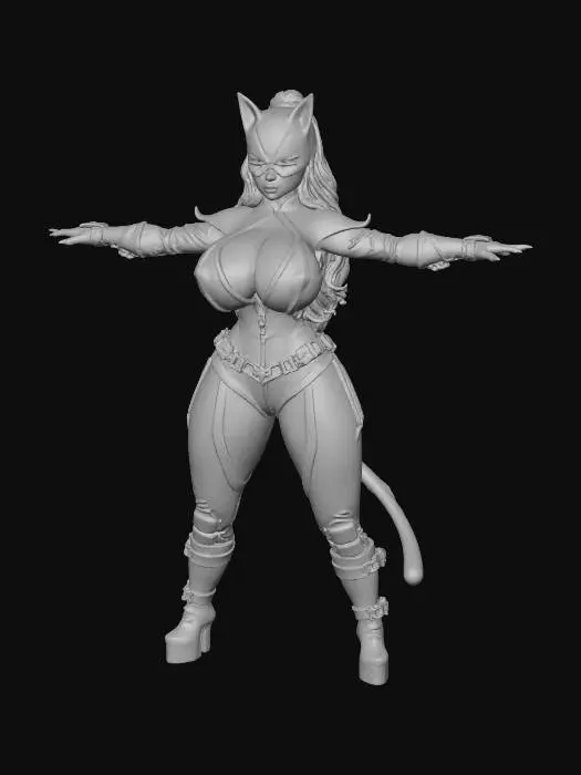 3D model for Feline Vigilante