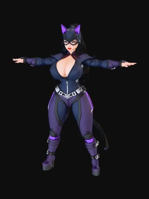 3D model for Feline Vigilante