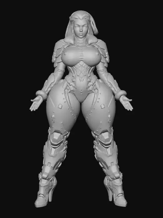 3D model for Santa's Battle Armor , #Christmas2025#