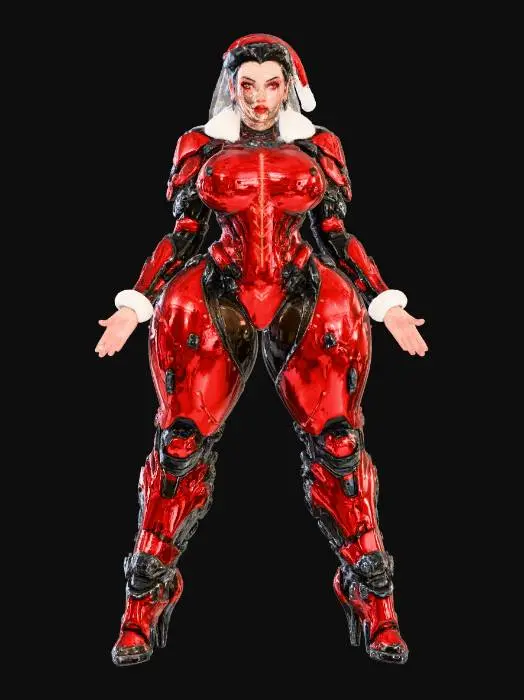 3D model for Santa's Battle Armor , #Christmas2025#