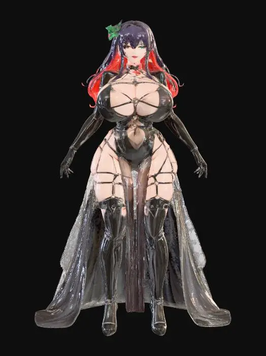 3D model for Festivie Gown model, #Christmas2025#