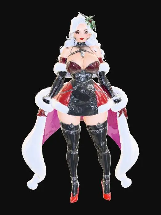 3D model for Christmas Fantasy Goth Queen, #Christmas2025#