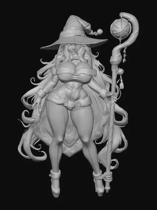 3D model for Witch Santa, #Christmas2025#