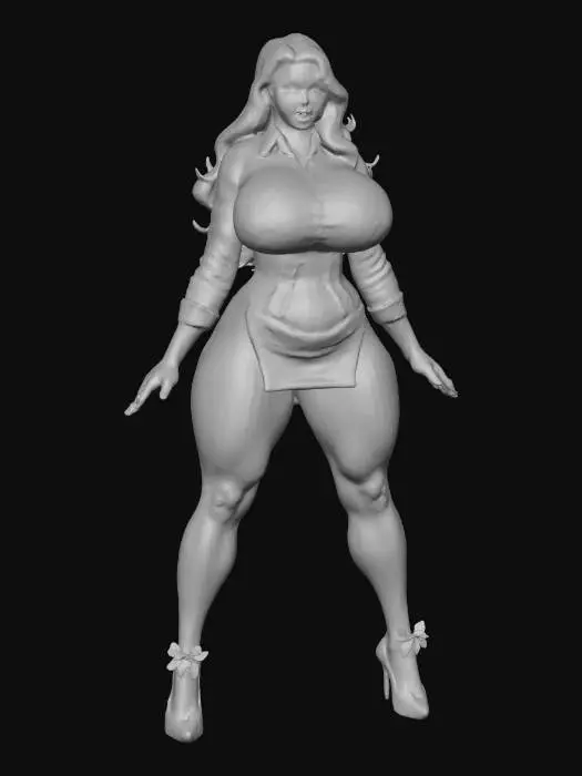 3D model for Christmas Accountant Seductress, #Christmas2025#