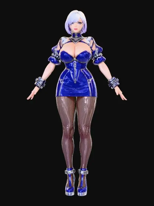 3D model for Purple Elegance