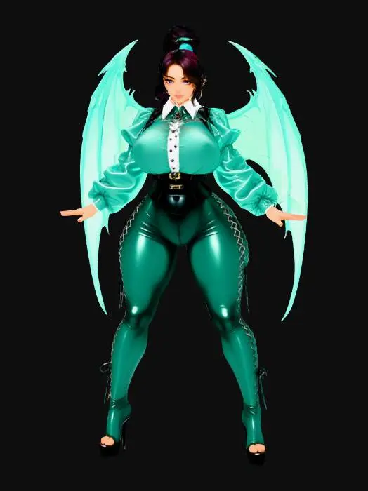 3D model for Emerald Winged Guardian