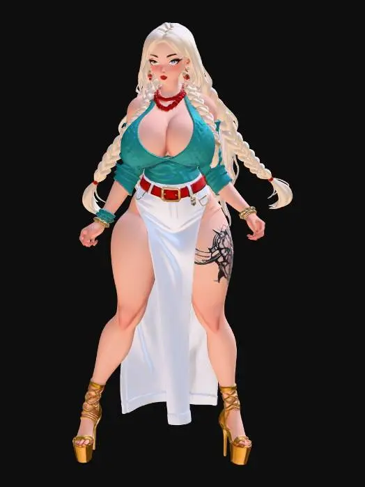 3D model for Braided Amazon