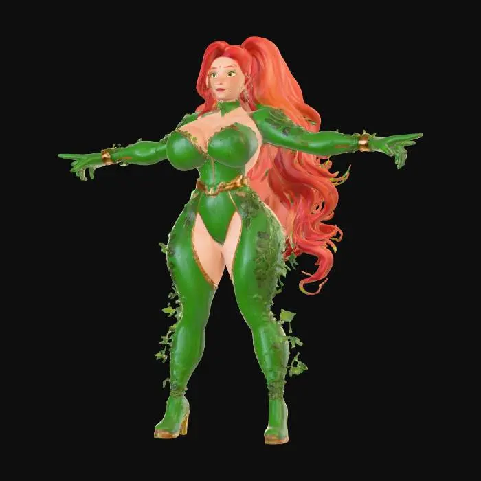 3D model for Poison Ivy