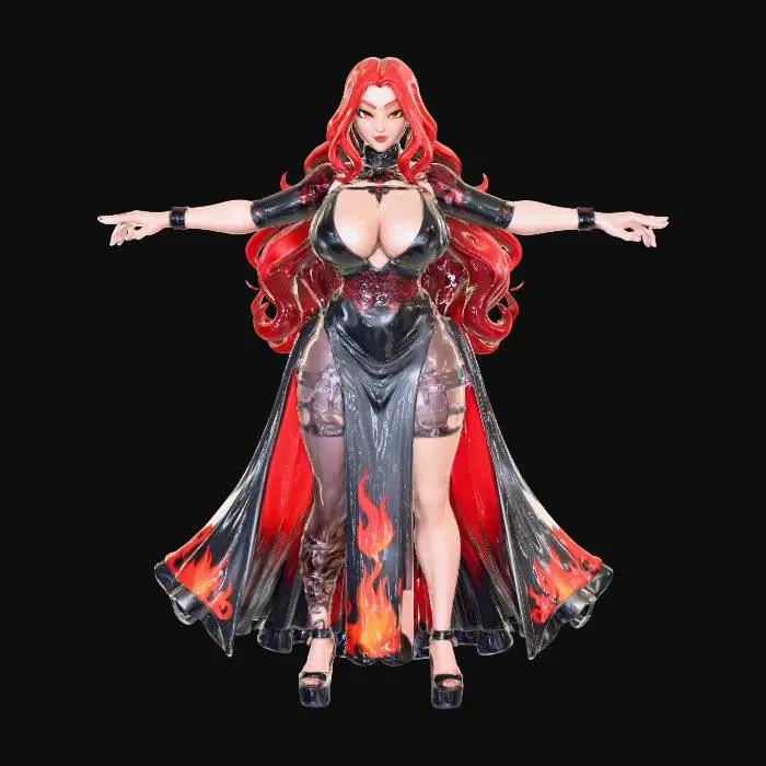3D model for Inferno Enchantress, #villain#