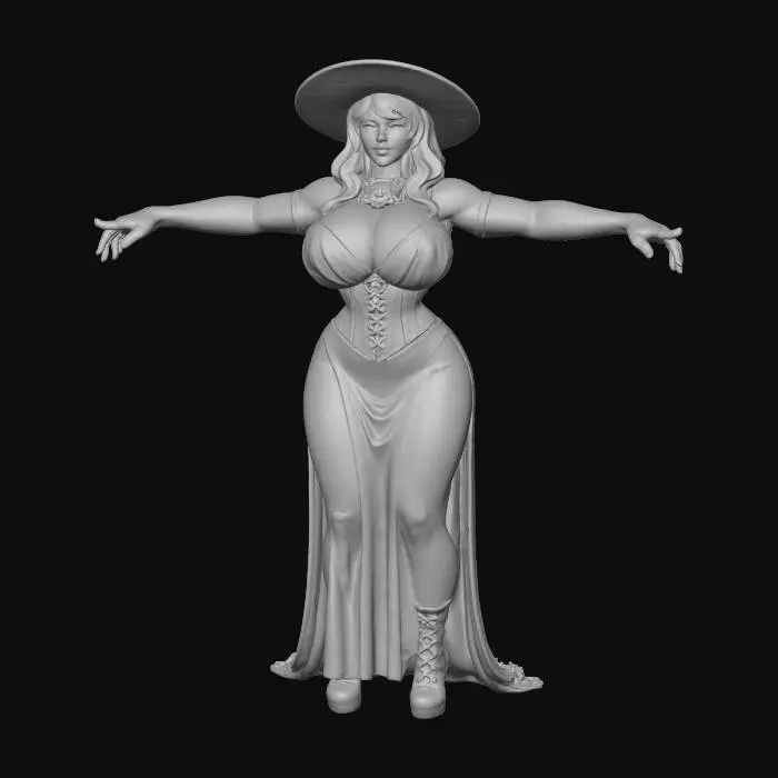 3D model for Lady Dimitrescu, #villain#