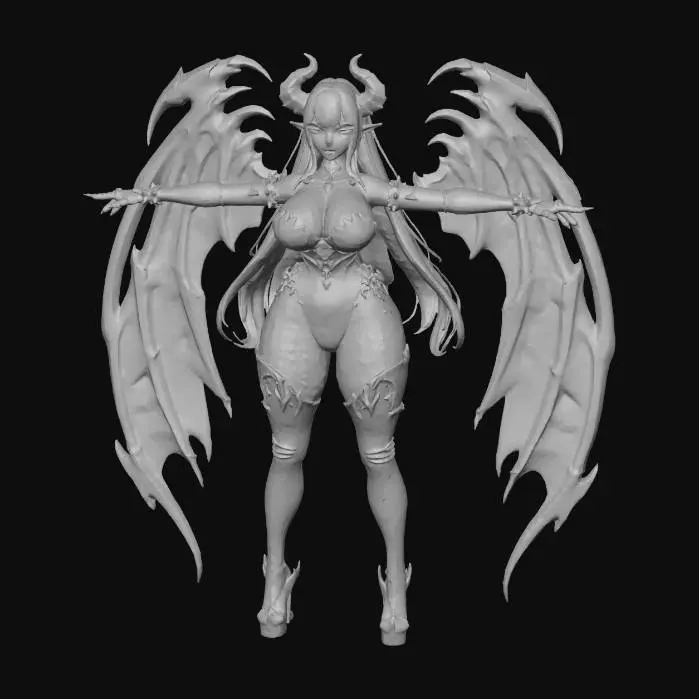 3D model for Dark Enchantress