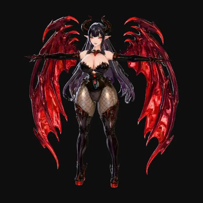 3D model for Dark Enchantress