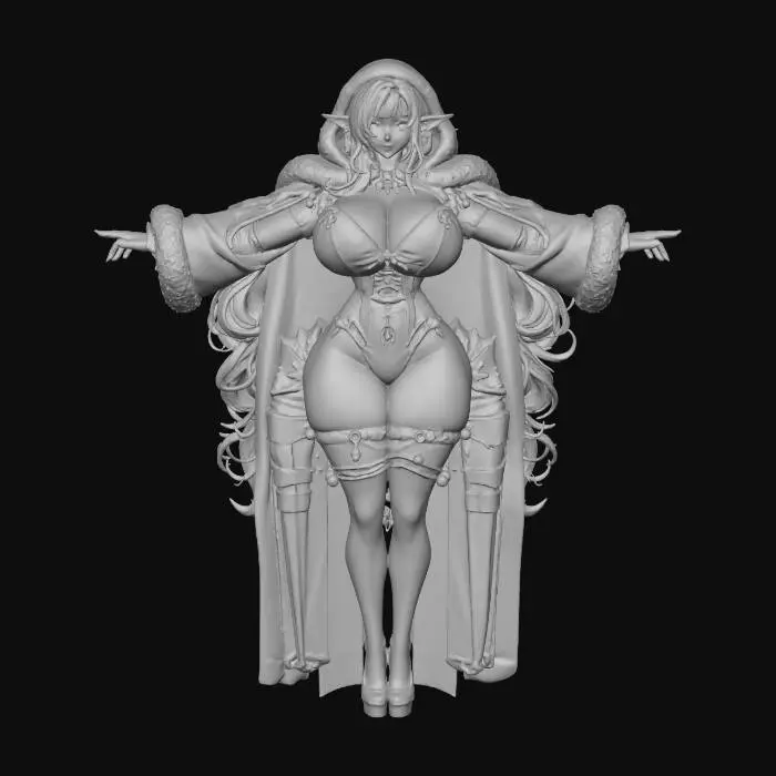 3D model for Holiday Elf Glamour