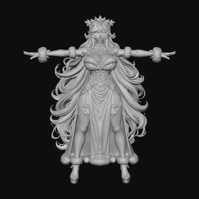 3D model for Crimson Holiday Elegance, #Christmas2025#