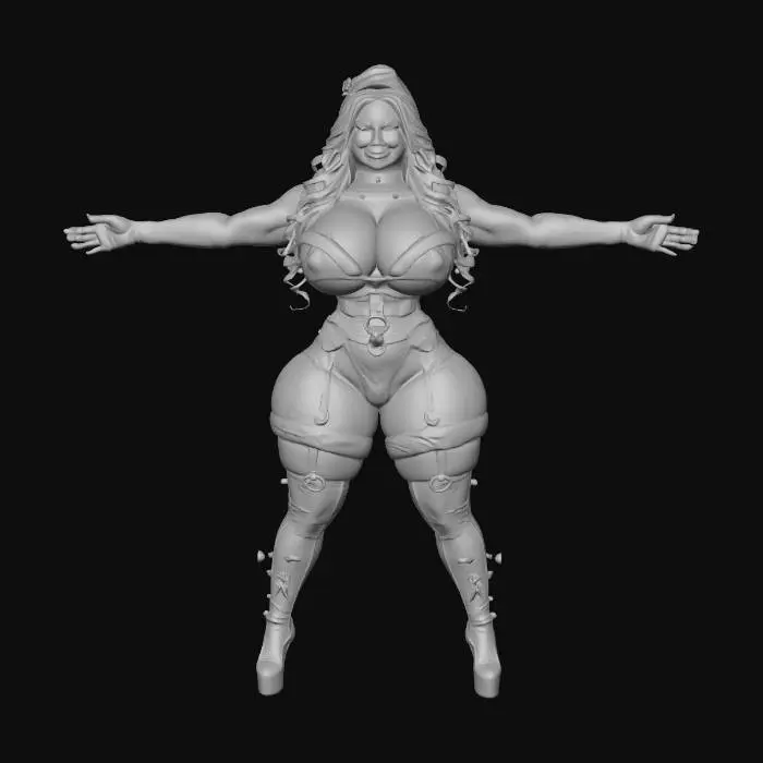 3D model for Santa's Latex Lingerie Helper, #Christmas2025#
