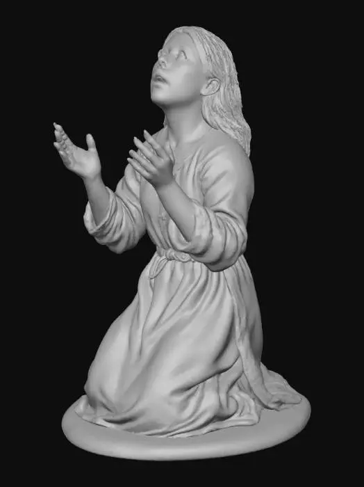 3D model for Praying Figure