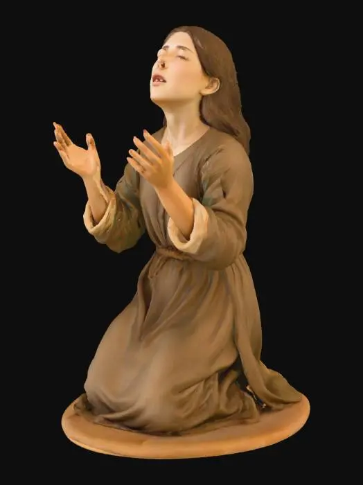 3D model for Praying Figure