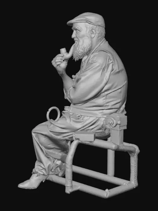 3D model for Pensive Pipe Smoker
