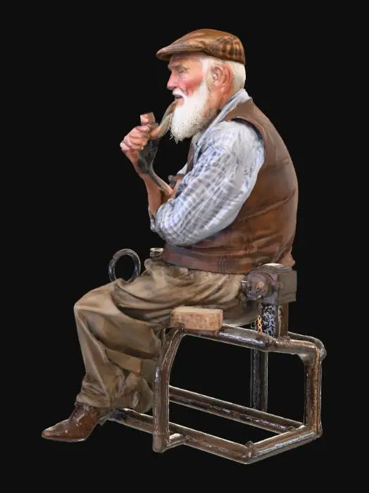 3D model for Pensive Pipe Smoker