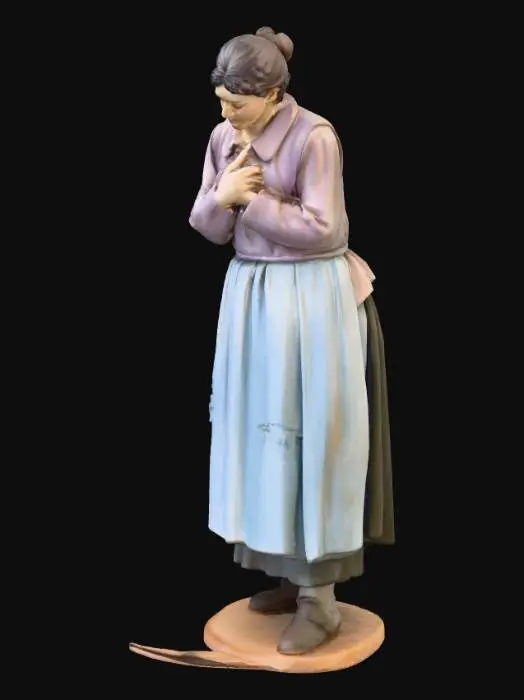 3D model for Thoughtful Figurine