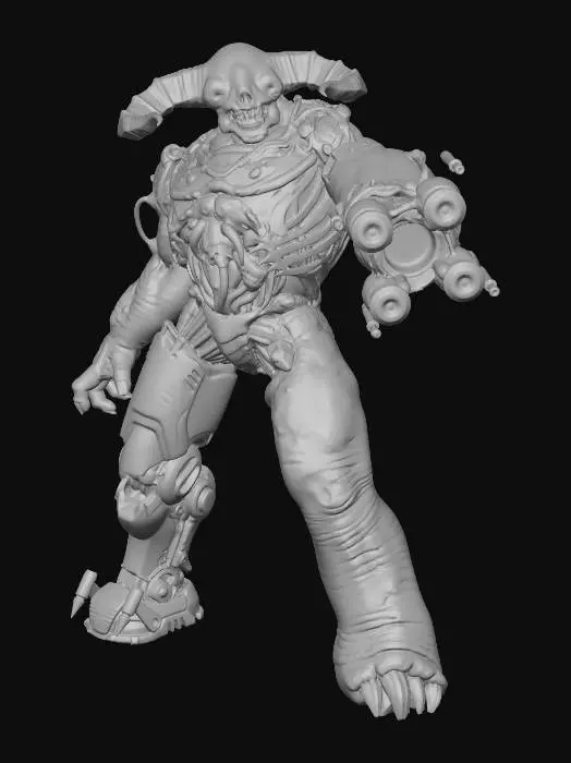 3D model for Cyberdemon Unleashed
