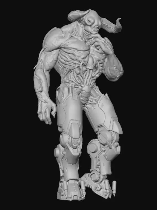 3D model for Cyberdemon Unleashed