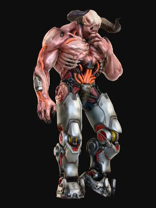3D model for Cyberdemon Unleashed