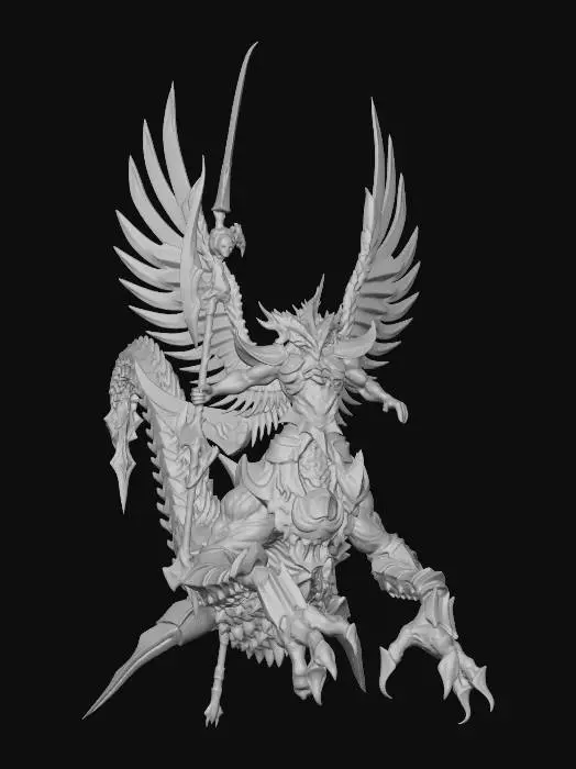 3D model for Demonic Guardian