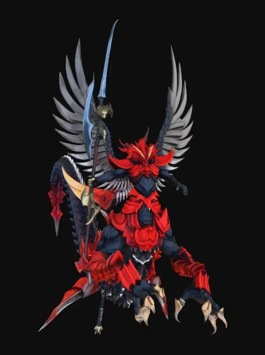 3D model for Demonic Guardian