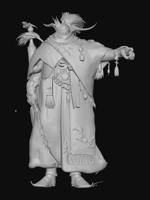 3D model for Colorful Jester