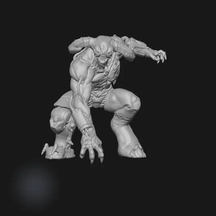 3D model for Cyberdemon Unleashed