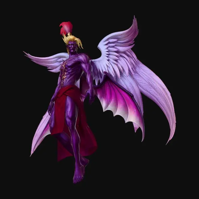 3D model for Violet Seraph