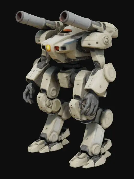 3D model for MEchwarior battle mech 
