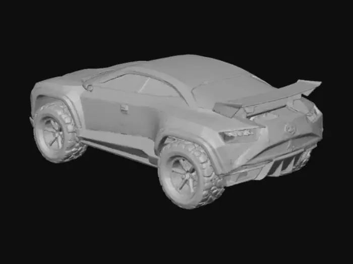 3D model for Yellow Jungle Ride