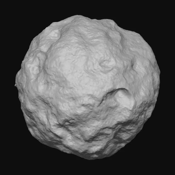 3D model for Gold Meteorite