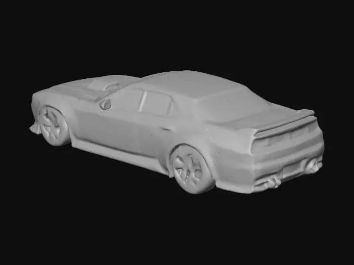 3D model for make me an model for an car for my racing game it needs to be an regular car also make it realistic and color evrything
