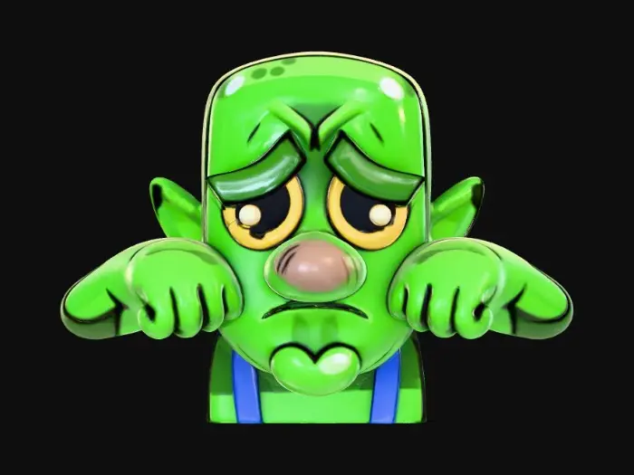 3D model for Clash Royale Goblin MiMiMiMi