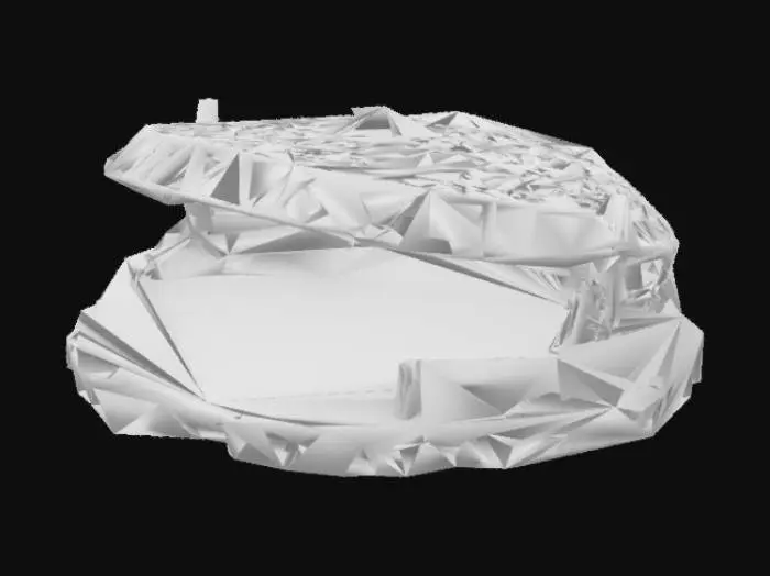 3D model for #AroundTheWorld#, le stade de liverpool avec un petit canard en plastique dessus