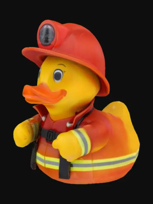 3D model for un canard en plastique pompier