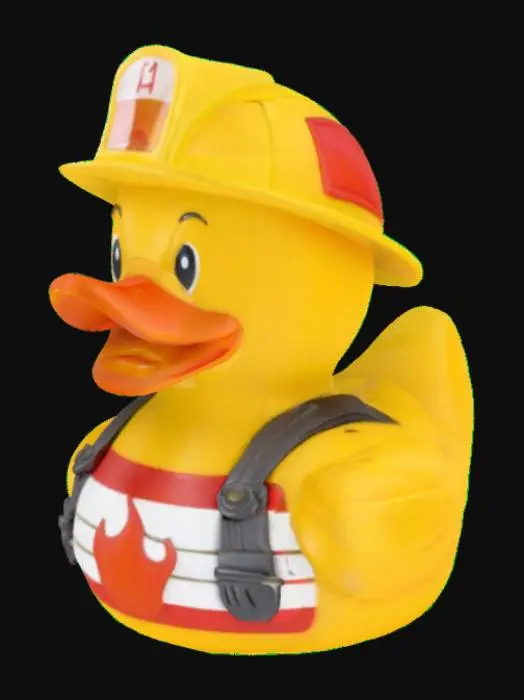 3D model for un canard en plastique pompier