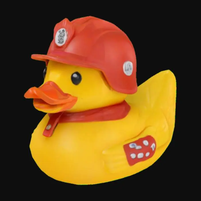 3D model for un canard en plastique pompier
