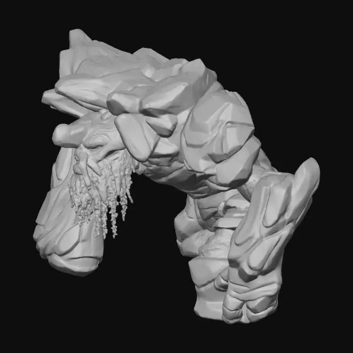 3D model for Stone Guardian