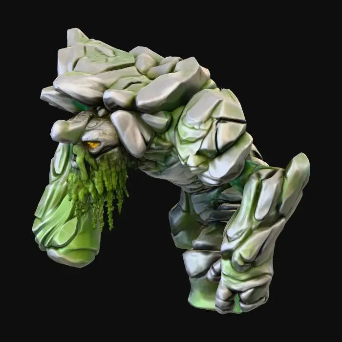 3D model for Stone Guardian